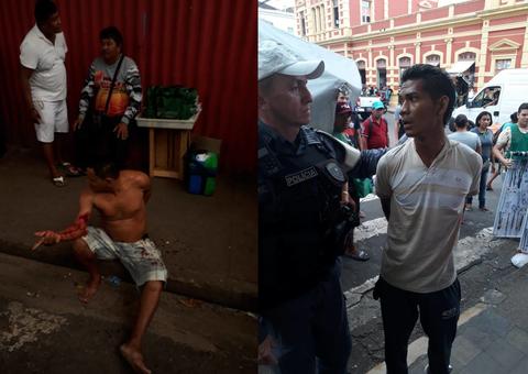 Homem é preso suspeito de tentar matar a facadas vendedor de picolé em Manaus