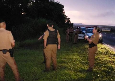 Policial é atacado por enxame de abelhas enquanto perseguia ladrão de moto