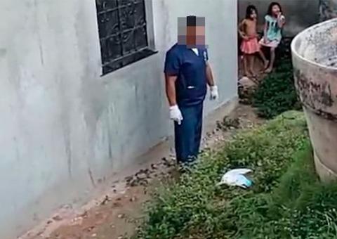 Homem leva susto ao abrir sacola e encontrar feto em Manaus