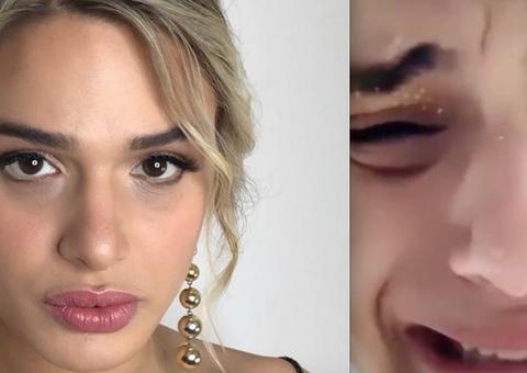 Aos prantos, atriz Glamour Garcia denuncia marido em vídeo: 'acabei de ser espancada' 