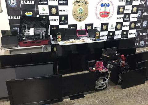 Grupo é preso em flagrante após roubar casa em Manaus