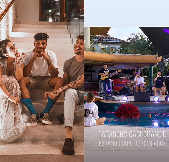 Após suposta traição, Gabi Brandt ganha show de aniversário de Saulo e vira piada 