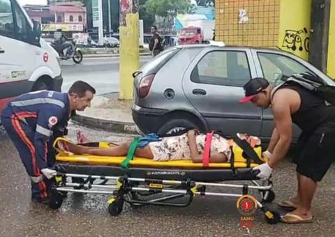 Homem agride mulher à tijolada em feira de Manaus  