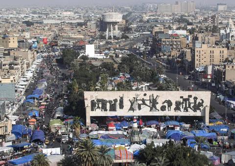 Repressão a protestos no Iraque deixa um morto e 25 feridos