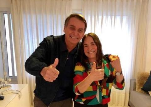 Regina Duarte pede mais tempo para responder a convite de Bolsonaro