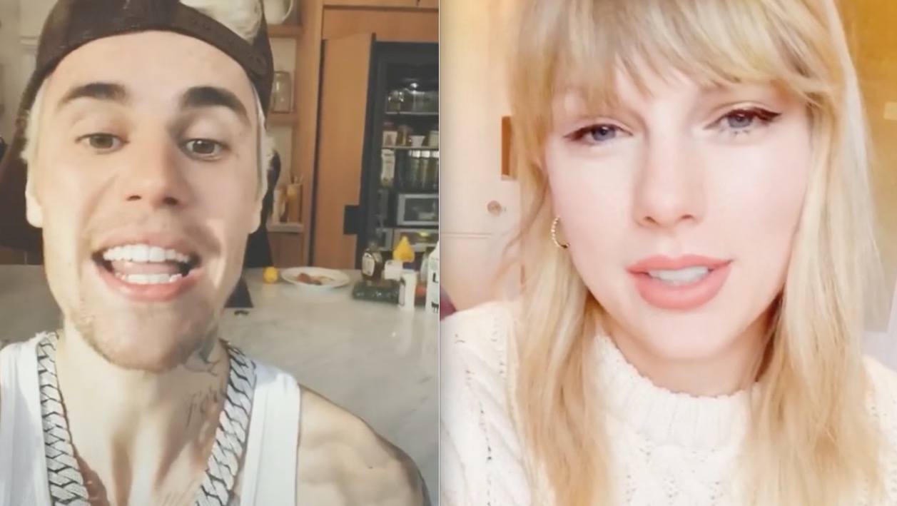 Justin Bieber precisa sair de academia para que Taylor Swift treine sozinha