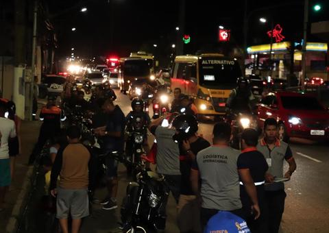 Durante operação Lei Seca, suspeito de tráfico de drogas é preso em Manaus 