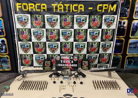 Trio é preso suspeito de tentar ataques à facção rival em Manaus