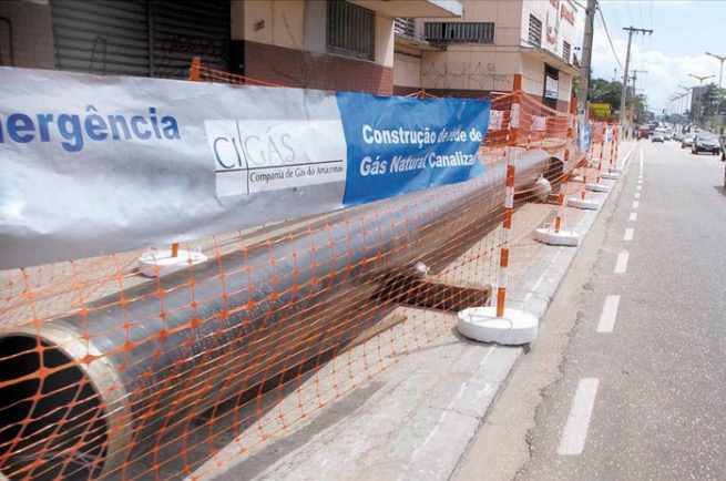 Bairro recebe obras para implantação de gasoduto na zona Oeste de Manaus 