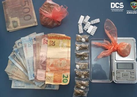Suspeitos tentam fugir mas são presos com drogas no Amazonas