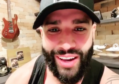 Gusttavo Lima choca fãs ao surgir de cabeça raspada