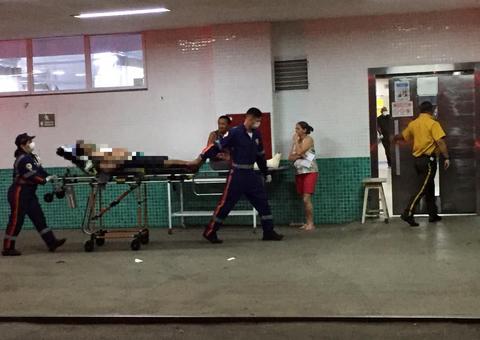 Homem corre para escapar de assassinos e é baleado em Manaus