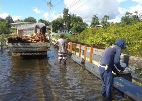 Sede de município do Amazonas ganha ponte com emenda de Eduardo Braga