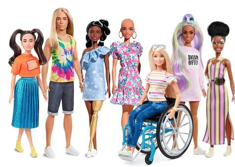 Representatividade: Barbie lança bonecas com vitiligo e sem cabelo