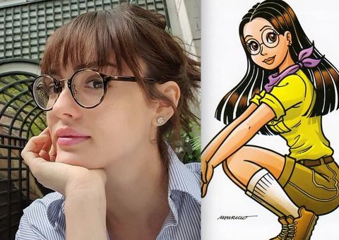 Isabelle Drummond vai interpretar a personagem Tina em 'Turma da Mônica - Lições'