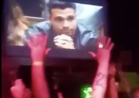 Em casa de show, público vai à loucura com eliminação de Petrix do BBB20 