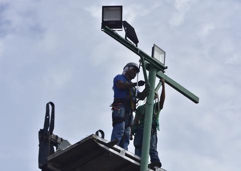 Pista de kart da Vila Olímpica tem iluminação a LED em Manaus
