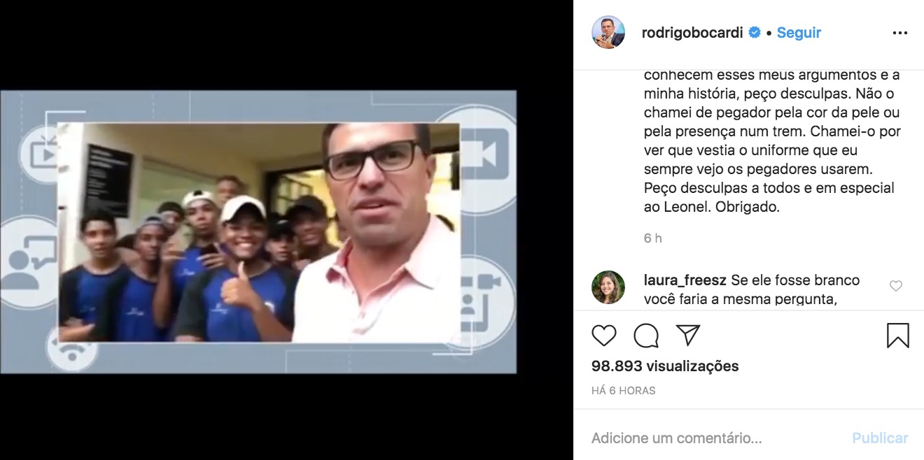 Rodrigo Bocardi se pronuncia após ser acusado de racismo em telejornal ao vivo