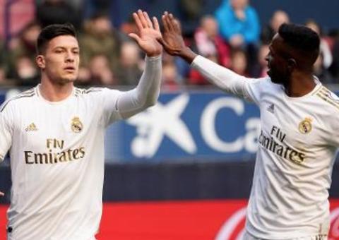 Real Madrid leva susto no 1° tempo, mas se impõe e goleia Osasuna por 4 a 1