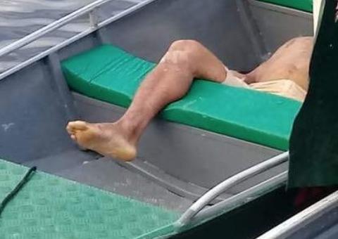 Após bebedeira, homem morre afogado em praia de Manaus