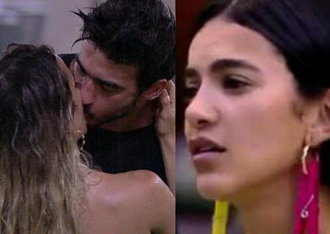 BBB20: Gabi e Guilherme se beijam na chuva e Manu Gavassi ironiza cena