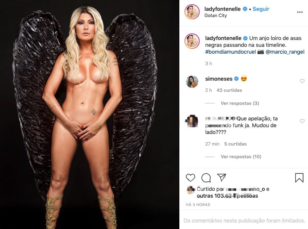 Antônia Fontenelle posa peladona e leva seguidores à loucura 