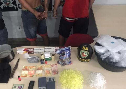 Dupla é presa em laboratório de drogas na zona Sul de Manaus