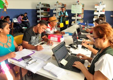 Ação oferta serviço de emissão da 1ª e 2ª via do RG em Manaus, neste sábado 