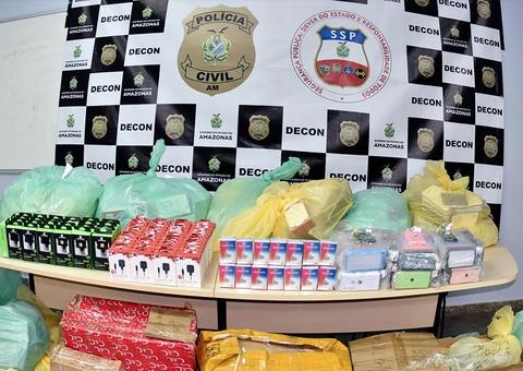 Mais de 3 mil produtos falsificados são apreendidos no Centro de Manaus
