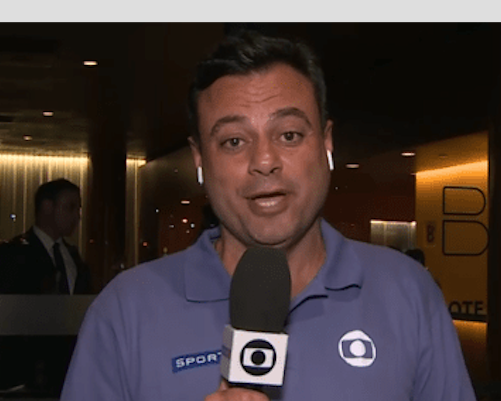 Ao vivo, Eric Faria passa por saia justa com torcedores do Flamengo: 'Globo, vai se f...'
