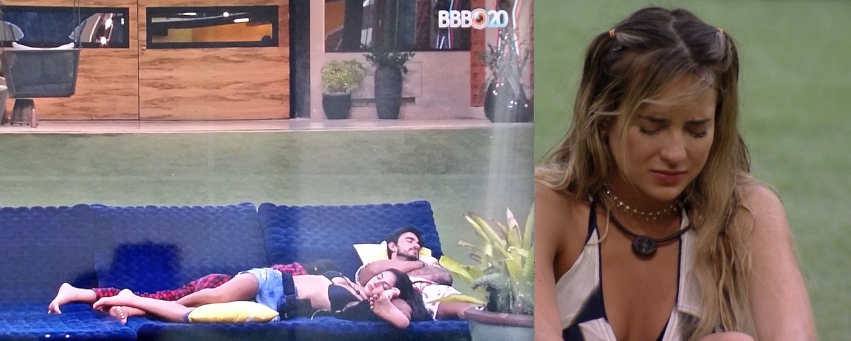 Guilherme é flagrado dormindo agarradinho com Bianca, e Gabi cai no choro