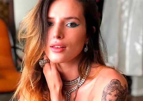 Após entrar na indústria pornô, Bella Thorne se veste de freira para filme