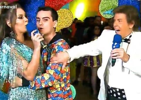 Dudu Camargo é detonado após apalpar seio de Simony durante entrevista 