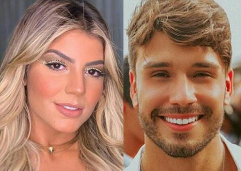 Ex- A Fazenda Hariany e Lucas são flagrados em clima de pegação durante carnaval