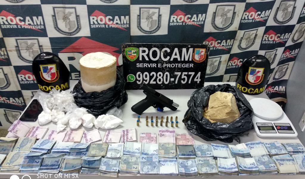 Em festa regada a cocaína e dinheiro, traficante 'Saimon' é preso em Manaus