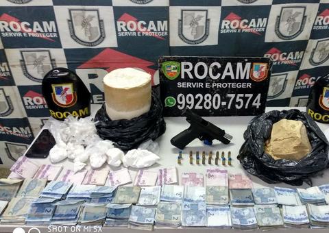 Em festa regada a cocaína e dinheiro, traficante 'Saimon' é preso em Manaus