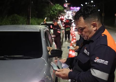 Detran flagra mais de 100 motoristas dirigindo bêbados em Manaus