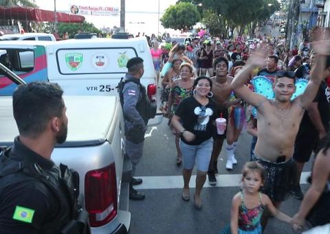 Operação policial interdita banda de Carnaval em Manaus 