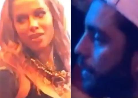 Pedro Scooby se emociona em show de Anitta e é consolado na plateia