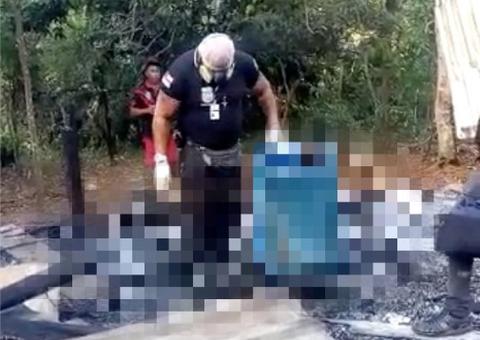 Casal morreu carbonizado após raio atingir residência no Amazonas