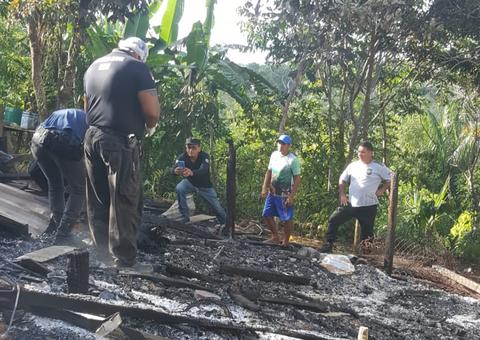 Carbonizados por raio eram idosos e morreram abraçados no Amazonas; veja foto