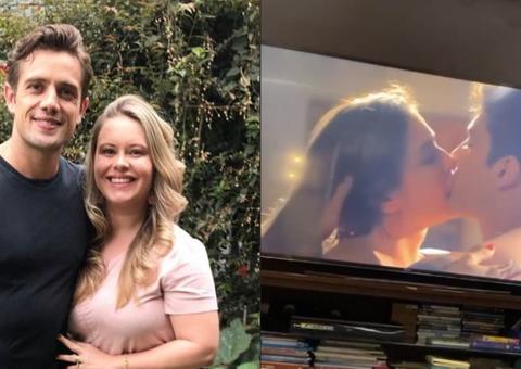 Esposa de Rafael Cardoso comenta cenas quentes do ator com Deborah Secco: gostosos'