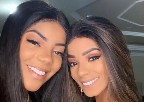 Ludmilla dá tapinha na cara da esposa Brunna durante show 