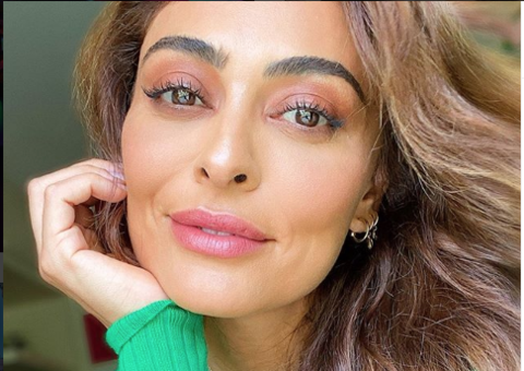 Com corpo enxuto, Juliana Paes ostenta boa forma em Fernando de Noronha