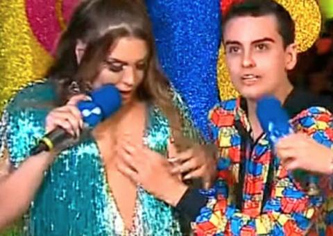 Simony diz que, se ganhar processo contra Dudu Camargo por assédio, doará indenização