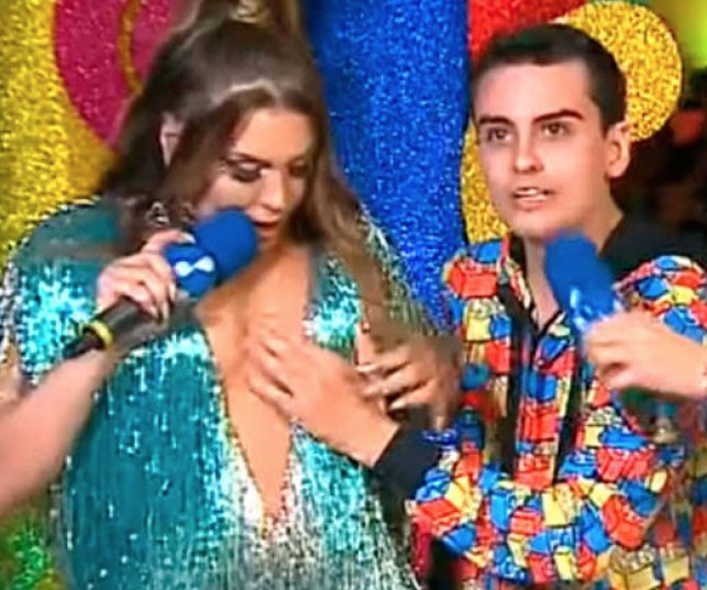 Simony diz que, se ganhar processo contra Dudu Camargo por assédio, doará indenização