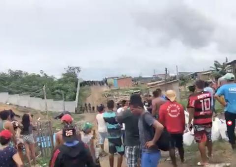 Acompanhe AO VIVO a reintegração de posse na invasão Monte Horebe
