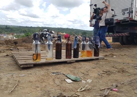 Explosivos e coquetéis molotov são apreendidos no Monte Horebe 