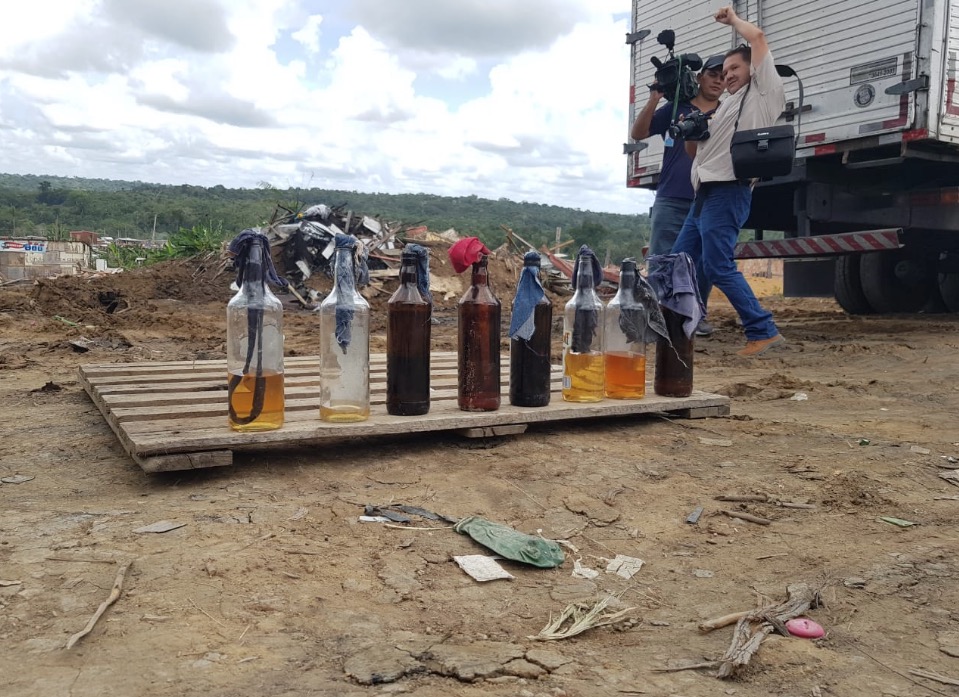 Explosivos e coquetéis molotov são apreendidos no Monte Horebe 