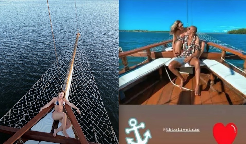 Apresentador da Globo, Thiago Oliveira, embarca em viagem com namorada 5 dias após divórcio